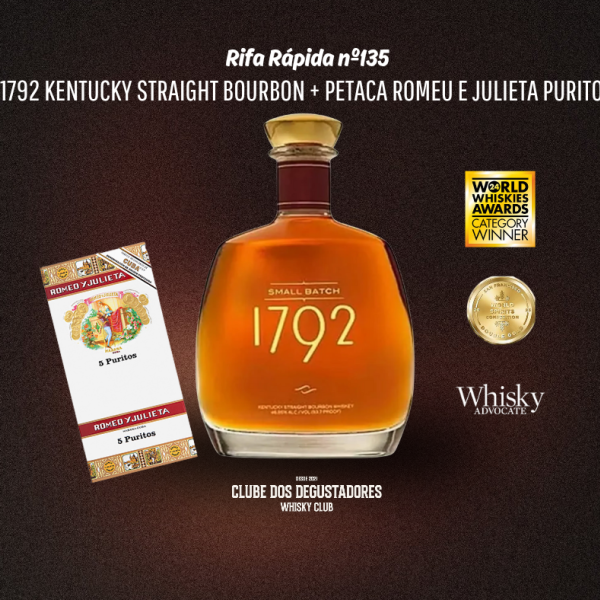 RIFA RÁPIDA N⁰135 - 1792 Bourbon  + Romeu e Julieta Puritos