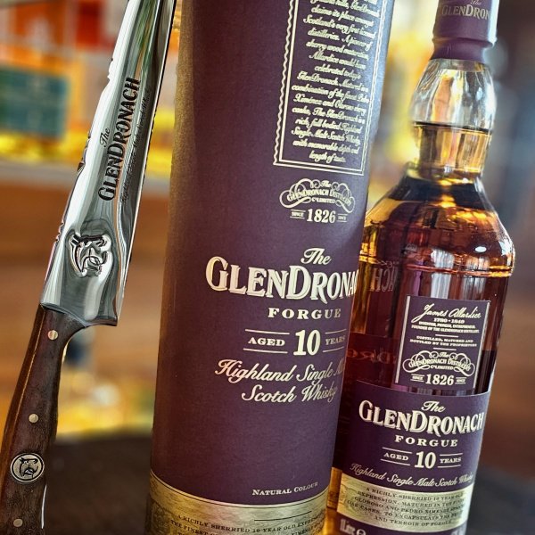 RIFA N⁰633 - GLENDRONACH 1O ANOS + FACA CAMPEIRA ARTESANAL 