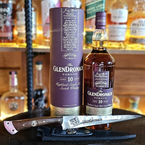 RIFA N⁰633 - GLENDRONACH 1O ANOS + FACA CAMPEIRA ARTESANAL 