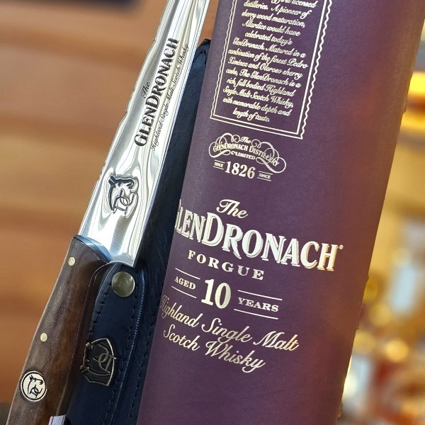 RIFA N⁰633 - GLENDRONACH 1O ANOS + FACA CAMPEIRA ARTESANAL 