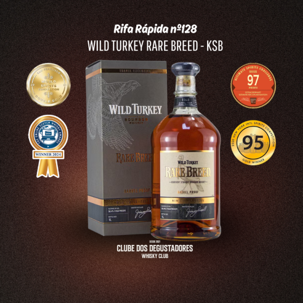 Rifa Rápida nº128 – Wild Turkey Rare Breed – Kentucky Straight Bourbon